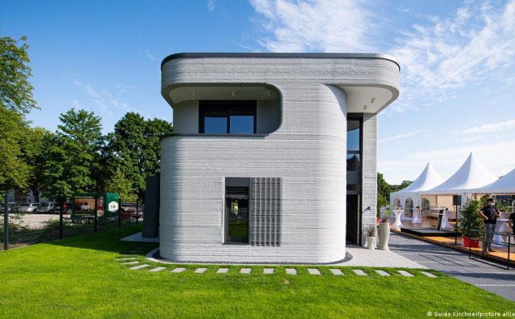  First 3D-printed residential building was completed in Germany